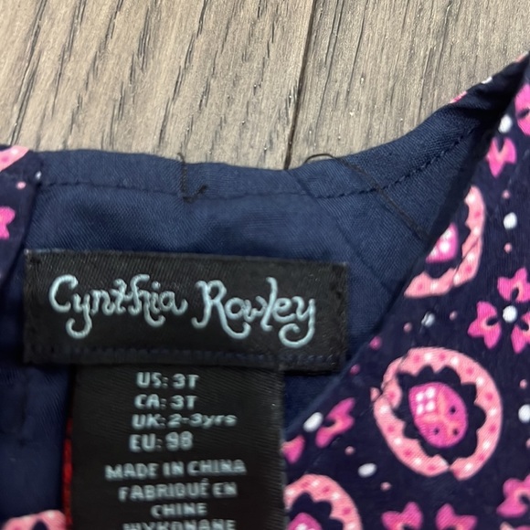 Cynthia Rowley girls romper with jean and blouse like material - Picture 10 of 12